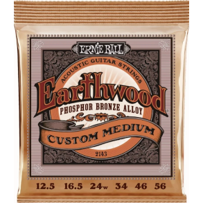 Ernie Ball 2143 Earthwood Phosphor Bronze Custom Medium